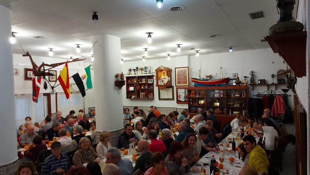 Interior del Centro Extremeño de Santurce